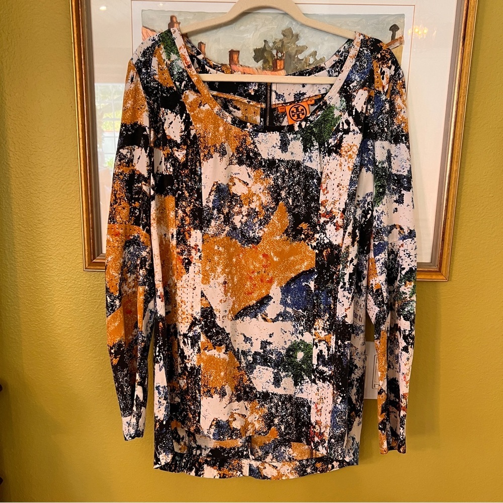 Tory Burch Silk Tunic, Euc - image 1